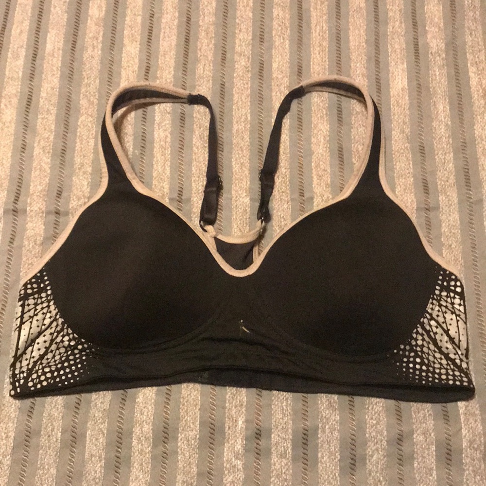 Danskin Black and Grey Sports Bra size B/C